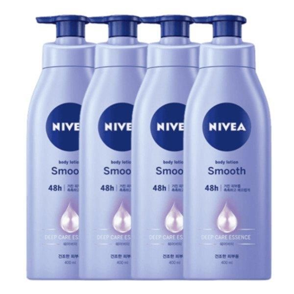 [Shinsegae Mall] Nivea Smooth Body Lotion 400m 4pcs