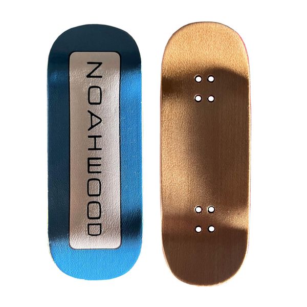 NOAHWOOD Handmade Fingerboard Deck 97.5x35mm 5-Layer Color Maple Pro concave Creative Design Mini Skateboard (noahwood)