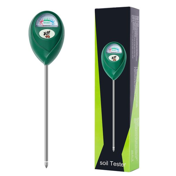 flintronic Soil Moisture Meter, Accurate Soil Tester Ground Moisture Tester, Garden Agriculture Moisture Tester, Compact & Lightweight, Suitable For Indoor And Outdoor Vegetable Bed Gardens, Etc.