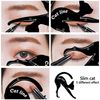 TailaiMei Eyeliner Stencils, Matte PVC Material Smoky Eyeshadow Applicators Guide Template Tool