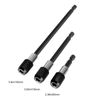 8x 105 Right Angle Drill Adapter Flexible Shaft Extension 1/4" Hex Shank Socket