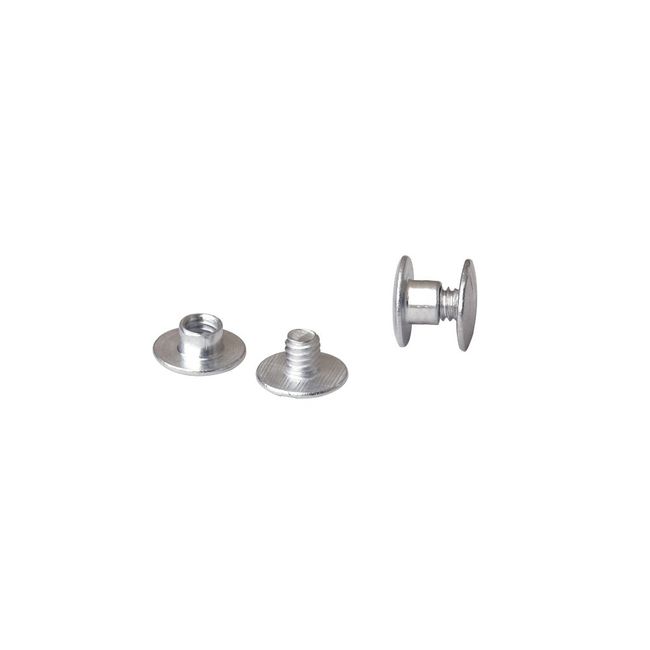 TRUBIND Chicago Screw and Post Sets - 3/16 inch Post Length - 3/16 inch Post Diameter - Aluminum Hardware Fasteners - 100 Screws with 100 Posts for Binding, Albums, Scrapbooks - (100 Sets/Bx)