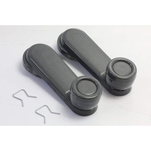 Performance PFM-353353 Gray Window Crank Handles Pair for Various Nissan Truck and SUVS