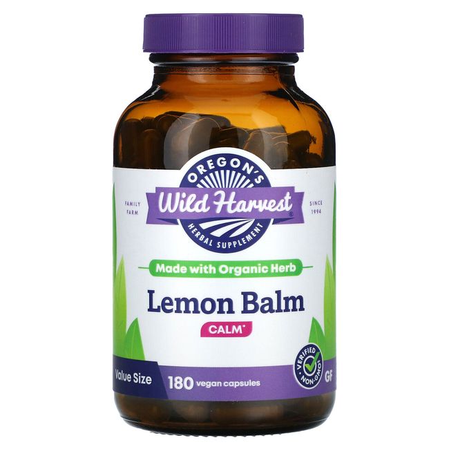 Lemon Balm, 180 Vegan Capsules