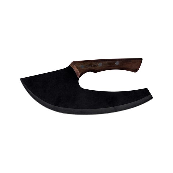 Tramontina 22849/110 Churrasco Black Stainless Steel Multi Butcher Knife 9.8 inches (250 mm) Perfect Design for Outdoor Use Chef's Knife Stainless Steel Blade Wood Handle Made in Brazil 22849/110