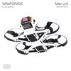 WRAPGRADE Skin Stickers Compatible with DJI Avata 2 (Racing White)
