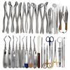 GERMAN 75 PC ORAL DENTAL SURGERY EXTRACTING ELEVATORS FORCEPS INSTRUMENT KIT SET