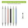 uxcell 6Pcs Stylus Pen Tip Replacement Precision Round Shape 7mm Replaceable Stylus Pen Disc Tip Touch Screen Device for Daily Use