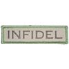 INFIDEL NAME TAG TAB MULTICAM TACTICAL MILITARY ARMY HOOK MORALE PATCH