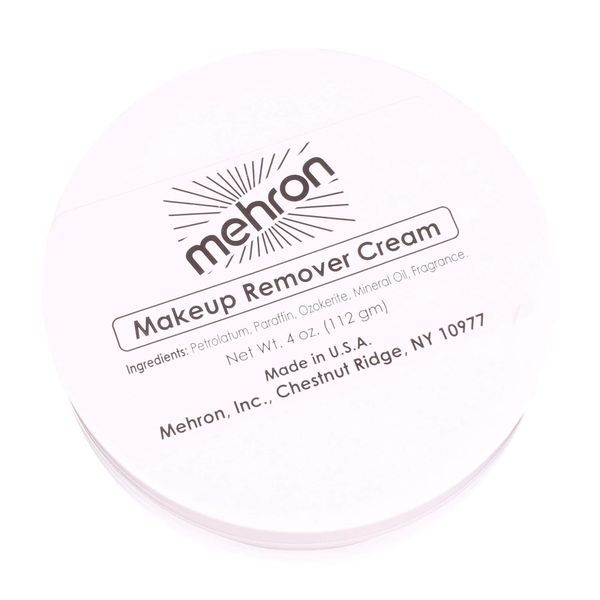 Mehron Makeup Remover Cream 4 oz by Mehron