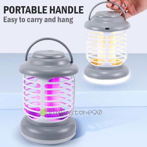 8 LED Electronic Reject Safe Mosquito Repellent Fly Pest Repeller Fly Bug Zapper