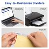 Avery 23285 Insertable Big Tab Dividers, 8-Tab, Letter
