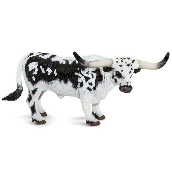 TEXAS LONGHORN BULL Farm Animal Figurine Safari Ltd. toy