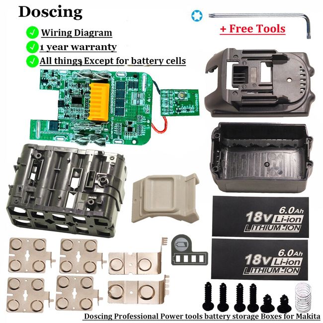 2 Pack 18v/36v 6.0Ah Lithium-Ion Replacement Battery for Metabo HPT (Hitachi) Multivolt Battery / 371751M 372121M Bsl36a18 BSL36B18