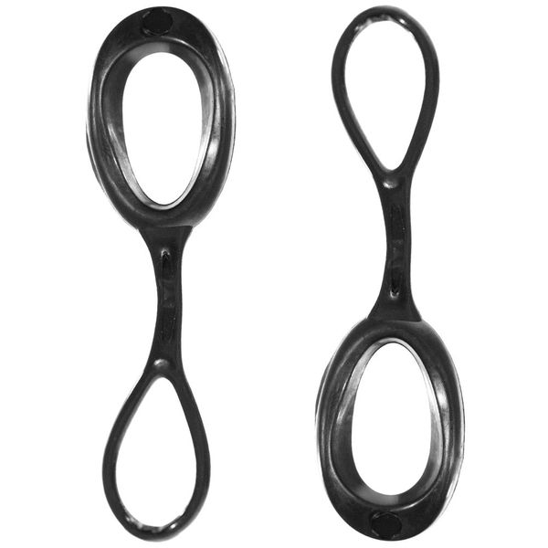 Craft County Elastic Zipper Pulls – Black Color (5 Pack)