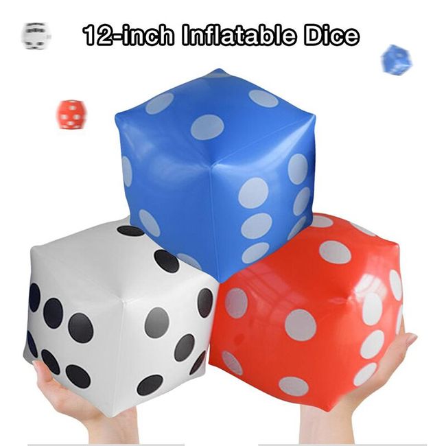 100pcs Interesting Dice Game Big Number Dice Funny Game Dice Party  Accessory 