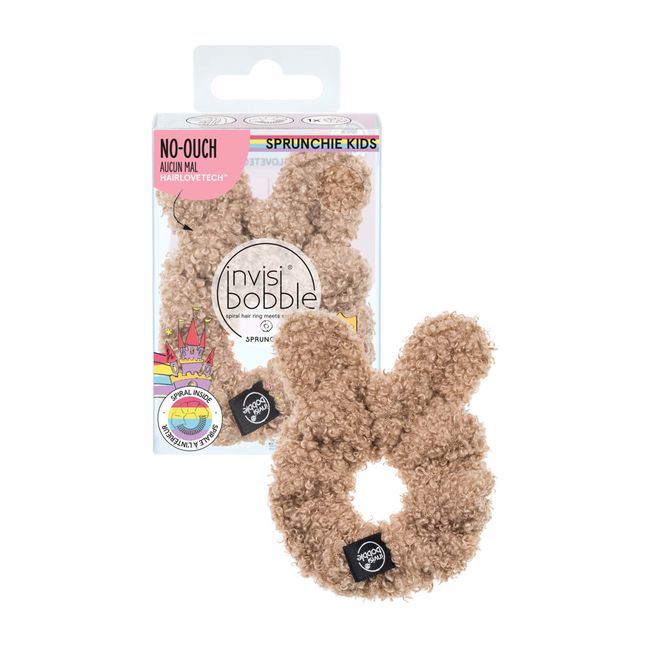 Invisibobble Kids Scrunchie Teddy I 1x Haargummi Plüsch Scrunchies Super SüÃŸ I Geschenke Für Mädchen I Haarschmuck Flauschig