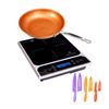 ChefWave LCD 1800W Portable Induction Cooktop with , Safety &10in Fry Pan Bundle