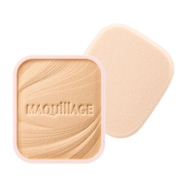 MAQUILLAGE Dramatic Powdery EX Foundation (Refill), Unscented, Ochre 00, Light, 0.3 oz (9.3 g), Launched 2021