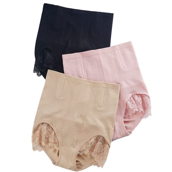 Uroi Shaping Shorts, Tummy Tightening, Underwear, Girdle Pants, Corset, Catches Flat, Seamless, Shaping Panties, Beautiful Butt Pants, High Waist Shorts, Belly Band Pants, black+beige+pink