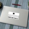 Texas Come and Take it Razor Wire Stickers (5)
