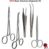 Surgical Veterinary Instruments Halsted Forceps Hemostat Tissue Plier Scissors