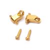 Alnicov Roller String Trees/String Retainers With Screws For Electric Guitar Pack Of 2,Gold