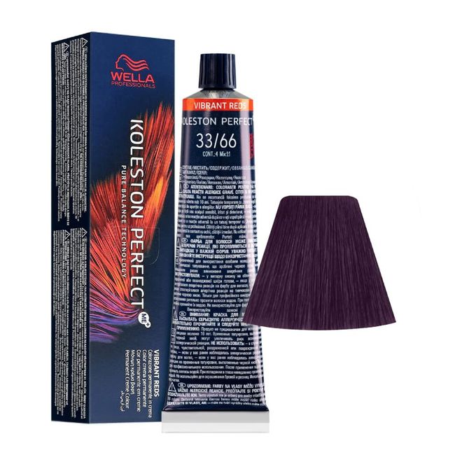 33/66 Dark Brown Intensive Violet Intensive Wella Koleston Perfect Me+ Vibrant Reds 60ml