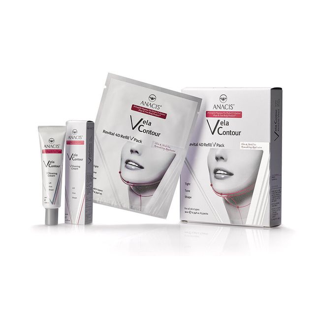 Face Chin Up Lift Neck Line Slimmer Cream & 5 Masks Sagging Double Chin Remover