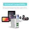 Silicon Power Dual Port USB Ultra Compact Wall Charger 2.4A Output, Foldable Plug & Smart-Detect for Optimized Charging Performance