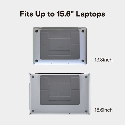 MOFT Laptop Stand for Desk, Adhesive Laptop Stand with 2 Adjustable Viewing Angles, Foldable and Portable Computer Stand Compatible with MacBook Air, MacBook Pro 11"-16", Space Grey