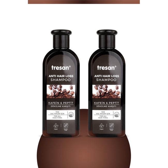 Tresan Kafein & Peptit Dökülme Karşıtı Şampuan 300 ml x2