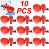 10* Poultry/Quail Water Drinking Cups Chicken Hen Plastic Automatic Drinker AH9