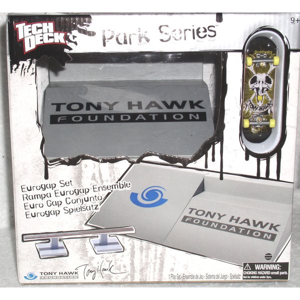 Tech Deck Tony Hawk Park Series Eurogap - Silver [Toy] Skateboarding [Toy]