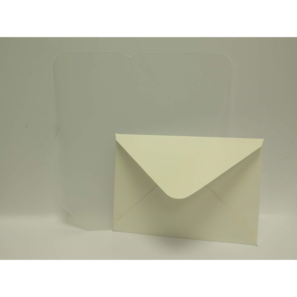 1 x Durable Plastic C5 Envelope Template to take A5 Cards JLH104