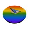 Nuthatch Rainbow Bird Birdwatcher Songbird Diversity PopSockets Swappable PopGrip
