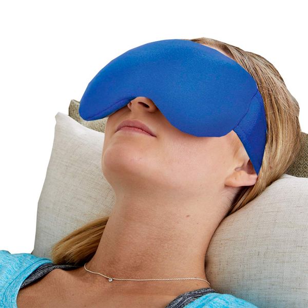 Bed Buddy Sinus Headache Relief Mask - Heated Eye Mask and Cold Eye Mask - Eye Ice Pack Mask for Puffy Eyes, Headaches, and Migraine Relief