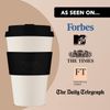 Ecoffee Cup 814 026 Reusable Eco Friendly Cup Saucer 400ml