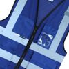 Salzmann 3M Multi-Pocket Reflective Vest, Blue Mesh