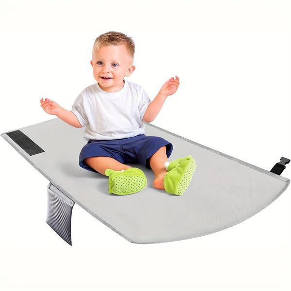 Toddler Airplane Bed, Kids Airplane Seat Extender Travel Bed Kids Airplane Travel Essentials Portable Toddler Bed Baby Portable Plane Bed Foot Rest for Flights