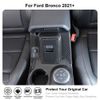 Carbon Fiber Gear Shift Panel Window Switch Trim Cover Kit For Ford Bronco 2021+
