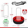Masontops Jar Safe - Child Proof Herb Stash Jar Lids - 2PK - Regular Mouth