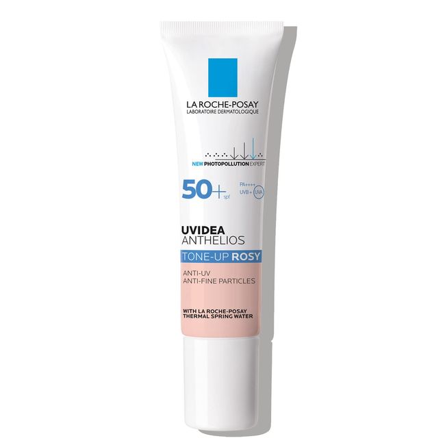 La Roche Posay SPF 50 PA++++ [Sunscreen Makeup Foundation] UV Idea XL Protection Tone Up Rose Moisturizing Sensitive Skin Complexion Transparent