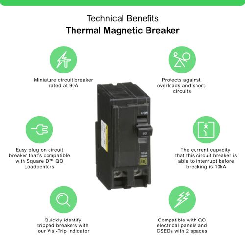 Square D by Schneider Electric Square D - QO290CP QO 90-Amp Two-Pole Circuit Breaker