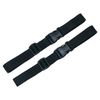 25mm Webbing Strap with Side Release Buckle & Length Adjuster (1 metre (3'3"), black)