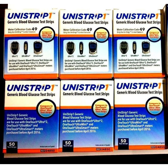 UniStrip 300 Test Strips For Onetouch® Ultra® Meters 10/20/2025