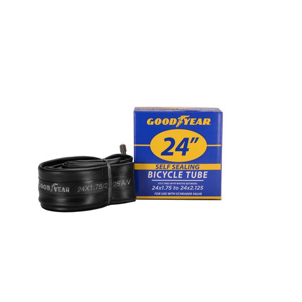 Goodyear Self-Sealing Bicycle Tube, 24 X 1.75/2.125