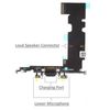 iReplaceParts Charging Port For iPhone 8 Plus USB Dock Connector Replacement Lower Microphone With Tool Kit