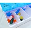 7 Day Pill Box Pill Organizer 14 Compartment Weekly Pill Box (2 Pack)