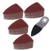 CNBTR Universal Oscillating Multitool Polishing Finger Sanding Pad Disc Sanding Sandpaper Sheet Set